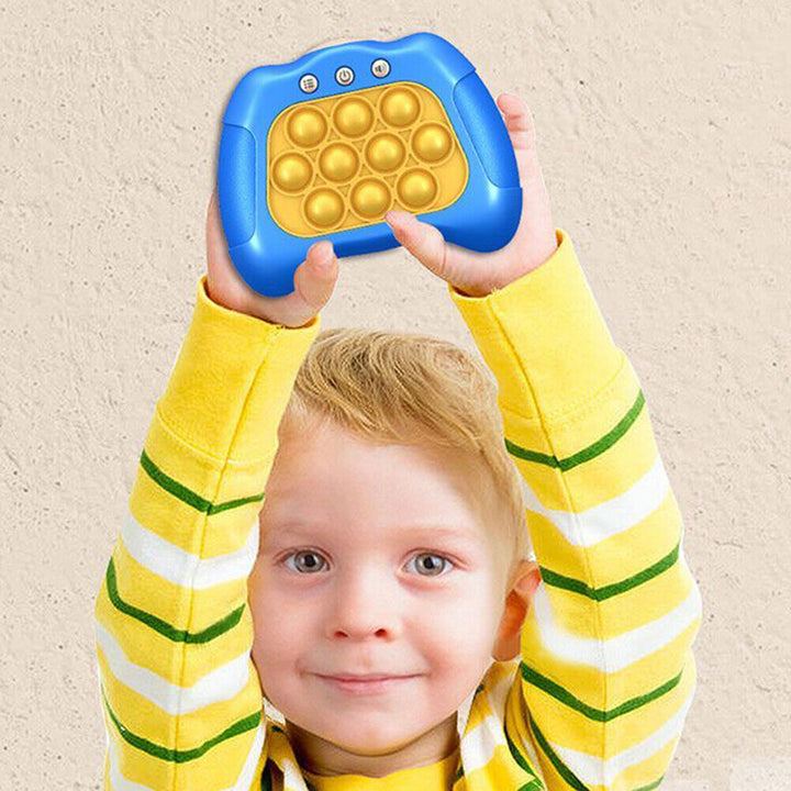 Rapid Pop Ljus Upp Fidget Bubbel Spel Konsol