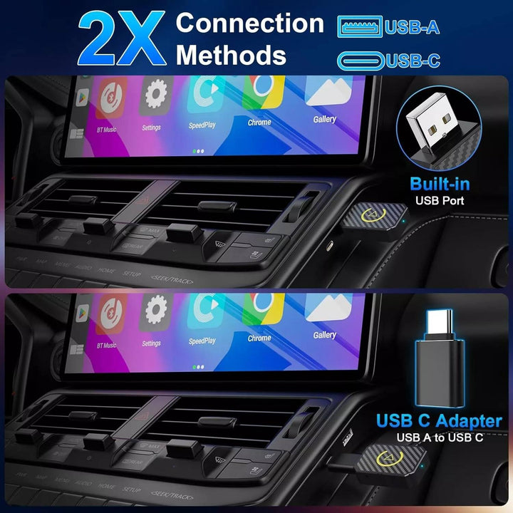 Trådlösa CarPlay-adaptrar
