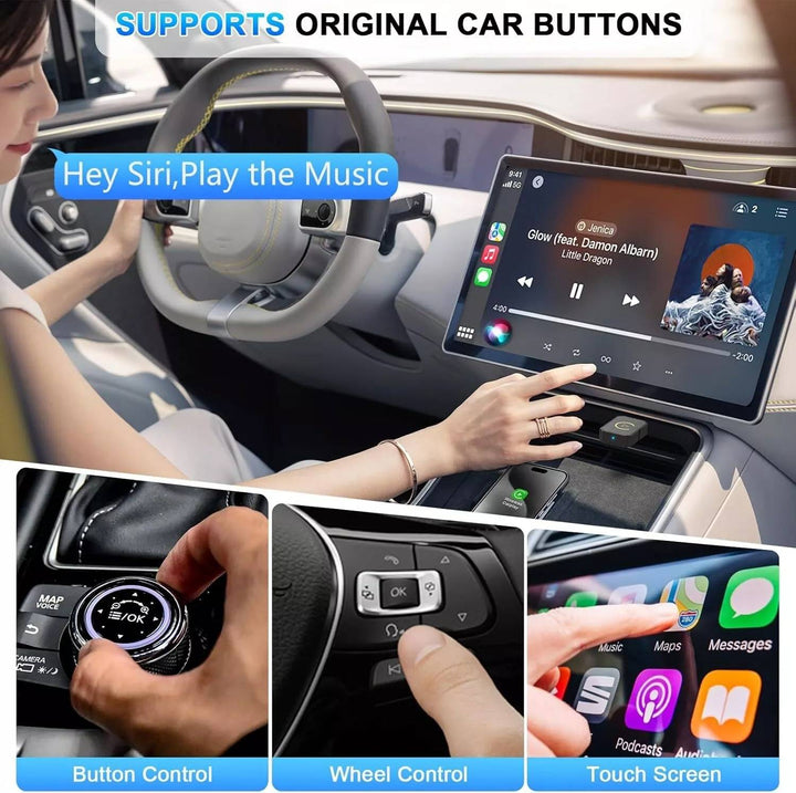 Trådlösa CarPlay-adaptrar