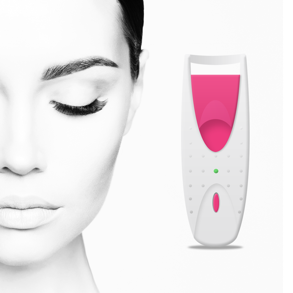 Bärbar Elektrisk Värmd Ögonfrans Mascara Falsies Locktång