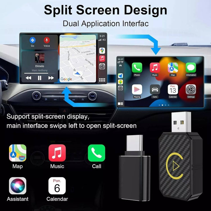 Trådlösa CarPlay-adaptrar