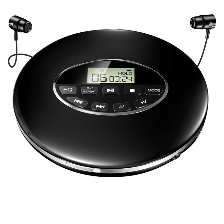 Liten bärbar Walkman CD-spelare för bil