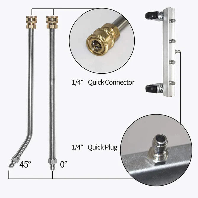 4000 PSI Underbil Trycktvätt