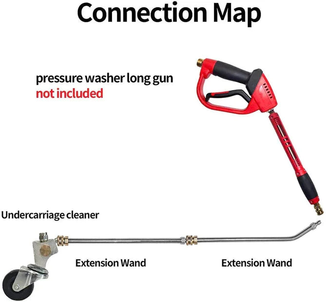 4000 PSI Underbil Trycktvätt