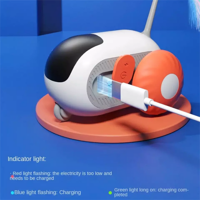 Smart Pet Sports Car Toy - Fjärrkontroll Interaktiv Kattleksak USB-laddning