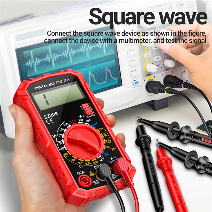 Elektrisk Testkit med Digital Multimeter