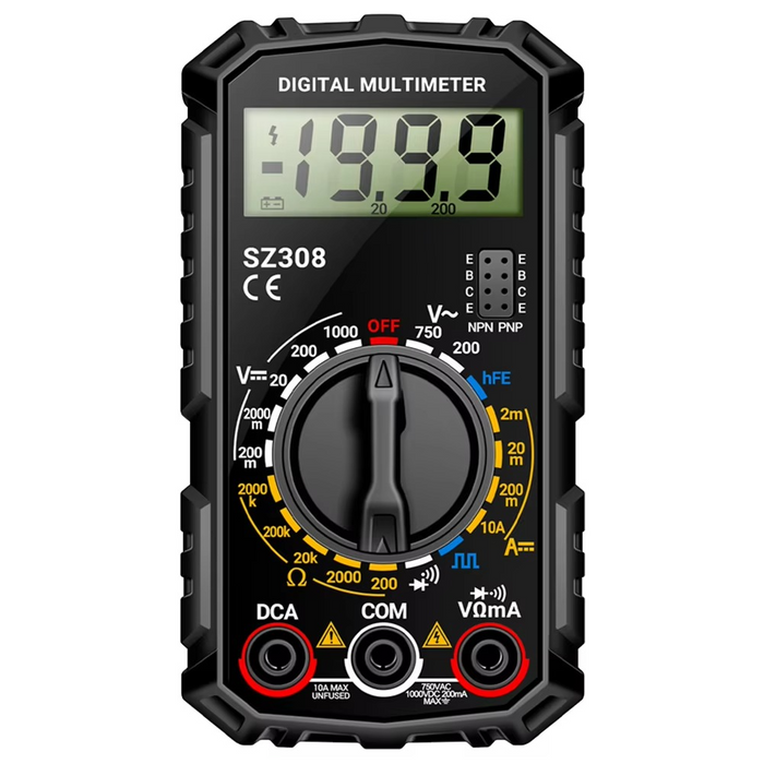 Elektrisk Testkit med Digital Multimeter