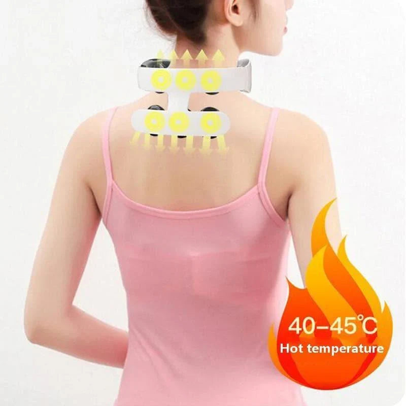 Nackmassageapparat med multi-läges pulsfunktion