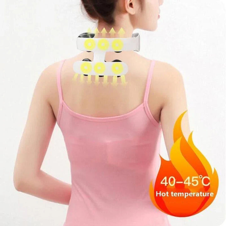 Nackmassageapparat med multi-läges pulsfunktion