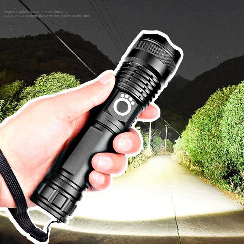 USB Kraftfull Ficklampa