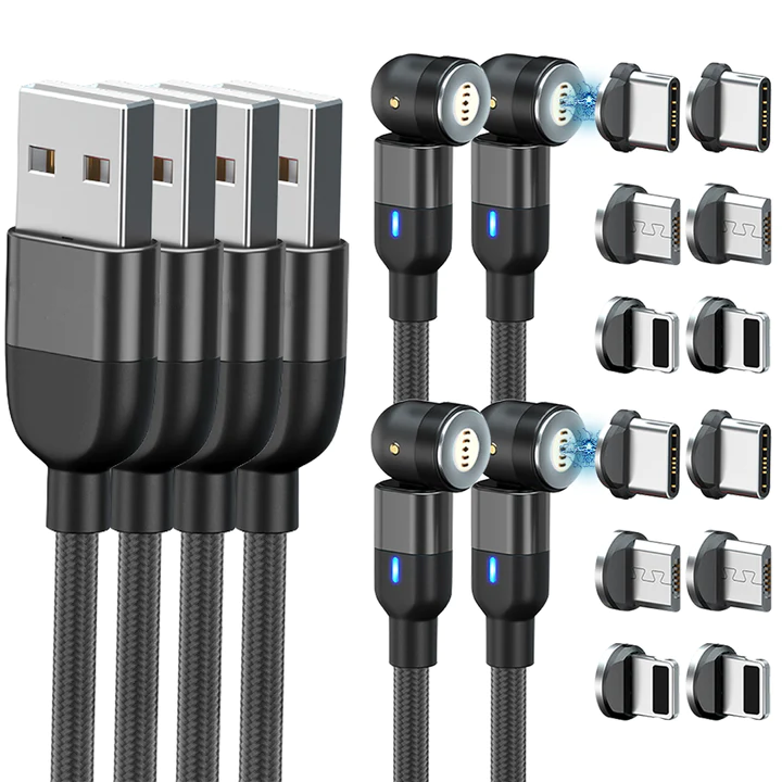Do-It-All Kabel 3.0 - Laddkabel för iPhone, Android och Typ C