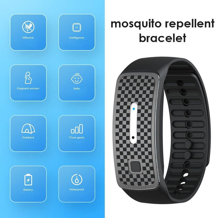Ultraljudsmyggavvisande armband - USB-laddning