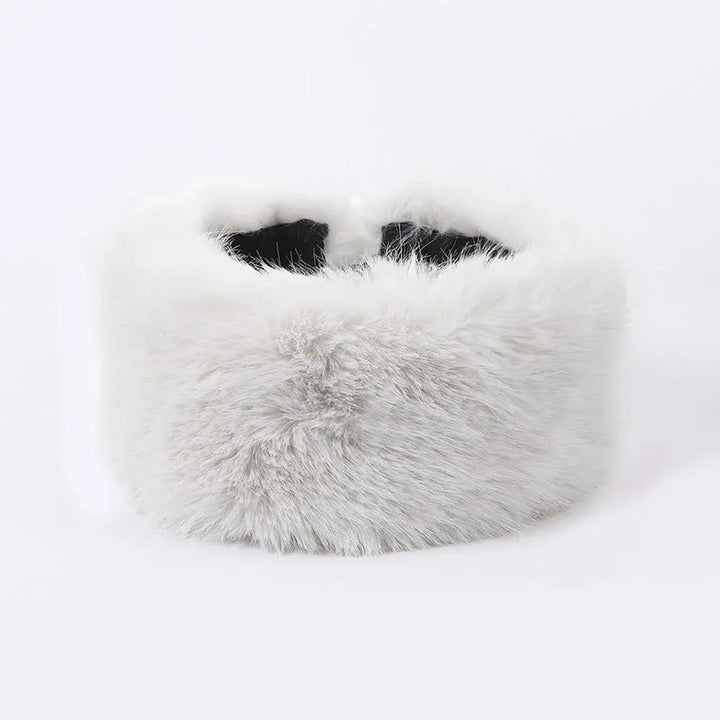 Fuzzy Fuskpäls Huvudband för Damer