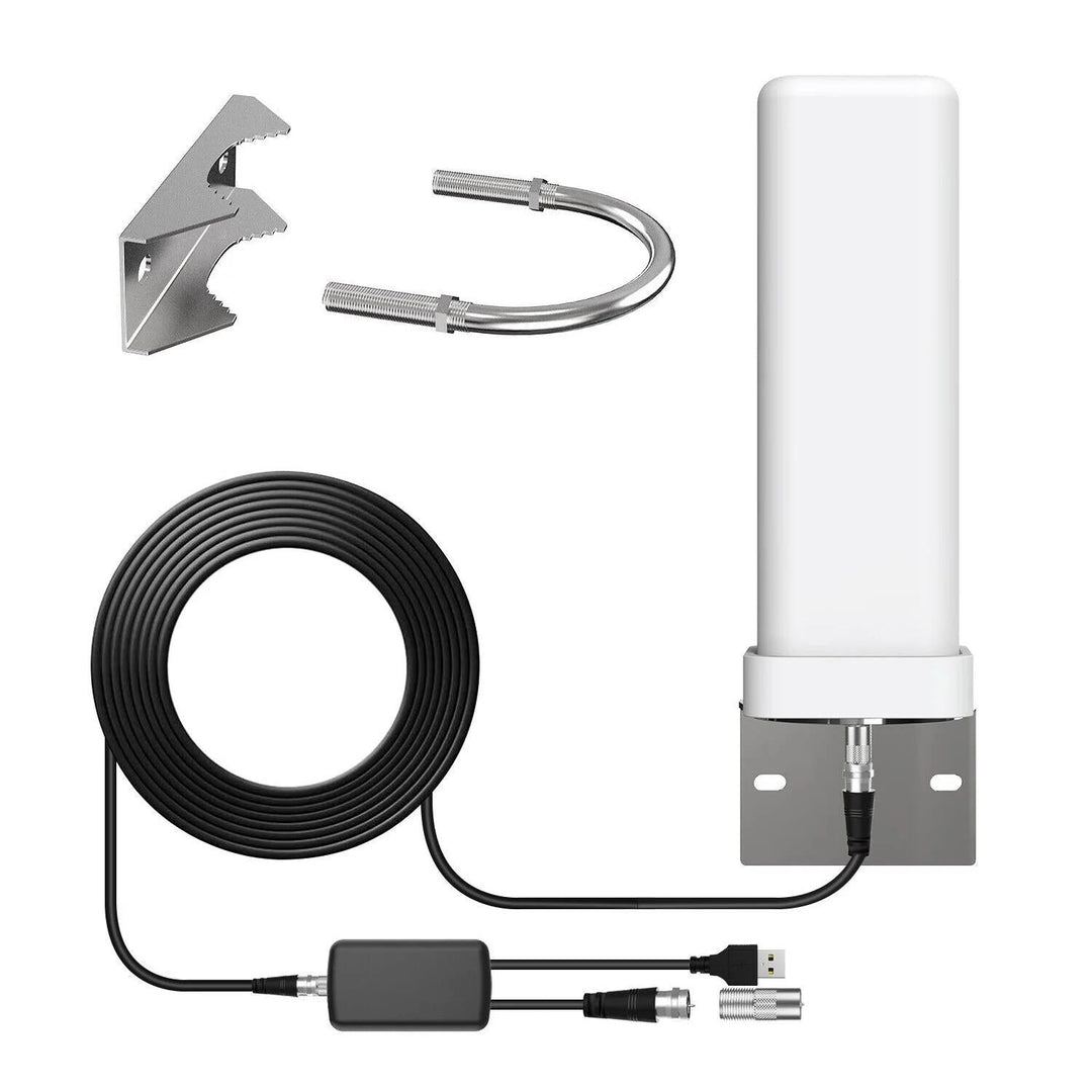 Extra Räckvidd 360° Premium Antenn 2025 HDTV Utomhusantenn Förstärkt 460 Miles Räckvidd