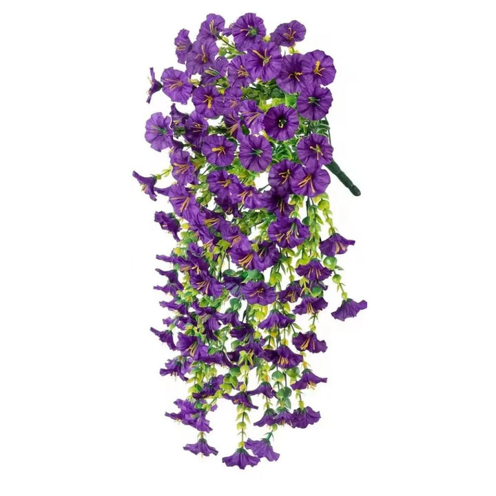 UV-beständig konstgjord Morgonärtskocka Blomma Hängande Dekor